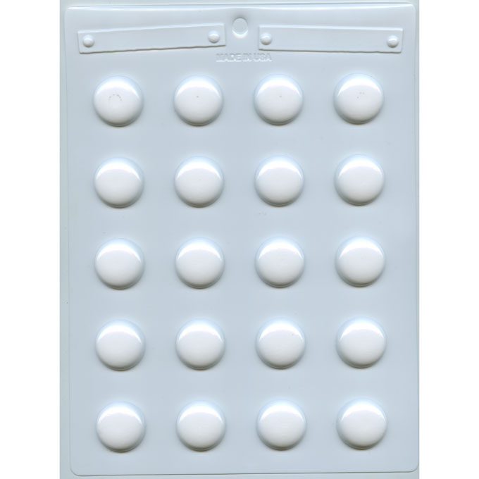 Round Mint 1" Hard Candy Mold › Sugar Art Cake & Candy Supplies