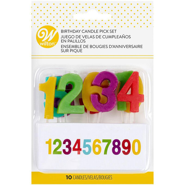 Birthday Numbers Candle Pick Set › Sugar Art Cake & Candy Supplies