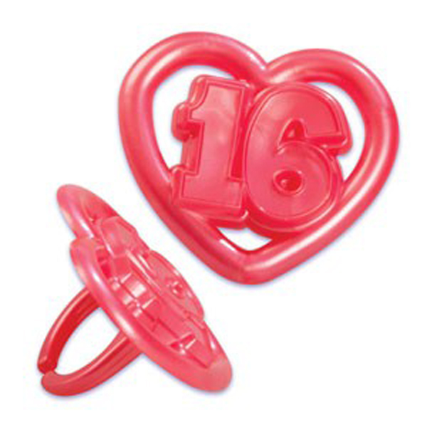 Sweet 16 Heart Rings › Sugar Art Cake & Candy Supplies