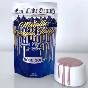 Metallic Rose Gold Royal Icing Mix › Sugar Art Cake & Candy Supplies