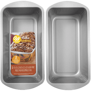 Wilton 2pc Mini Loaf Pan Set - Gold